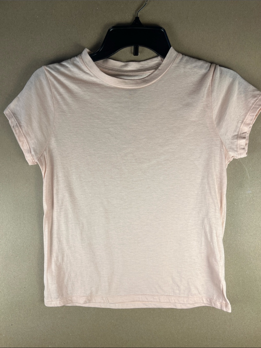NWOT Billabong Basic Tee M Blush Pink Crew Neck Cotton Modal